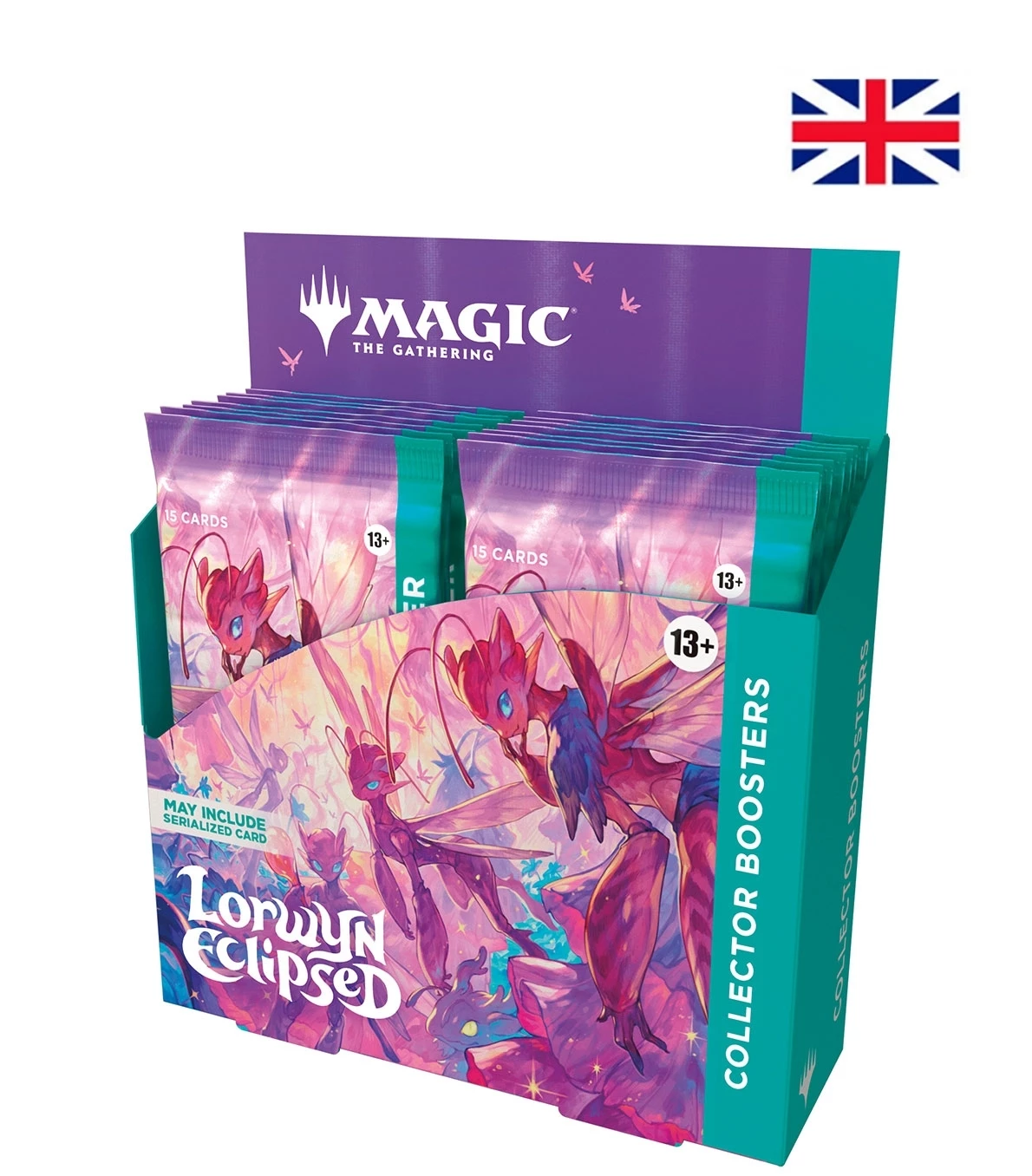 collector booster display (12 sobres) lorwyn eclipsed inglés magic the gathering
