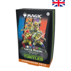 mazo de commander turtle power! de magic: the gathering | teenage mutant ninja turtles inglÉs