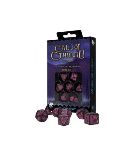 dados cthulhu 7th edition set | magenta